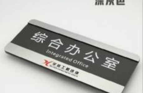 亚克立更换式科室牌